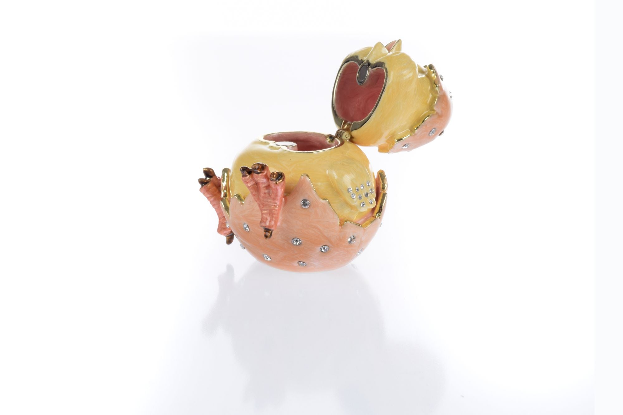 A chick hatches from an egg Trinket Box-2