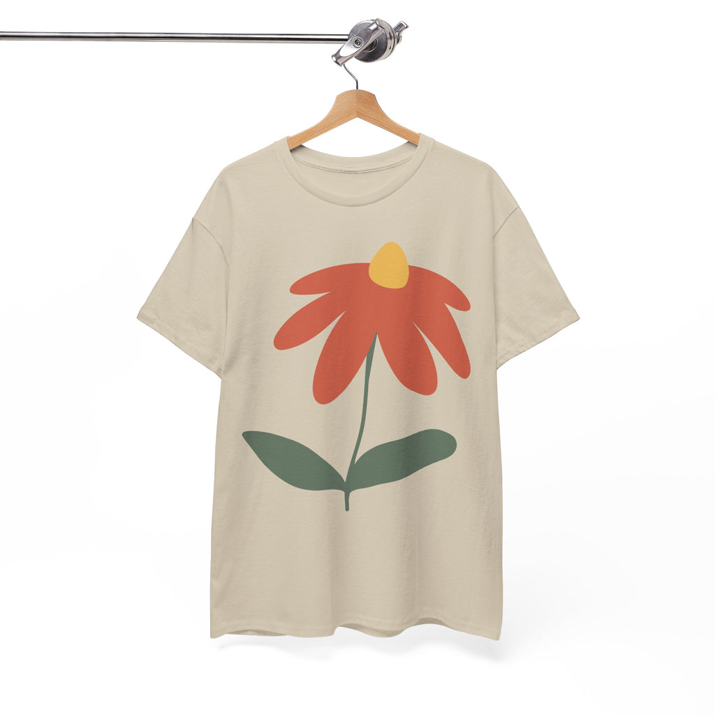 Floral Art Unisex Tee, Casual Gift, Spring Fashion, Nature Lover Shirt, Everyday Wear, Art Lover Apparel