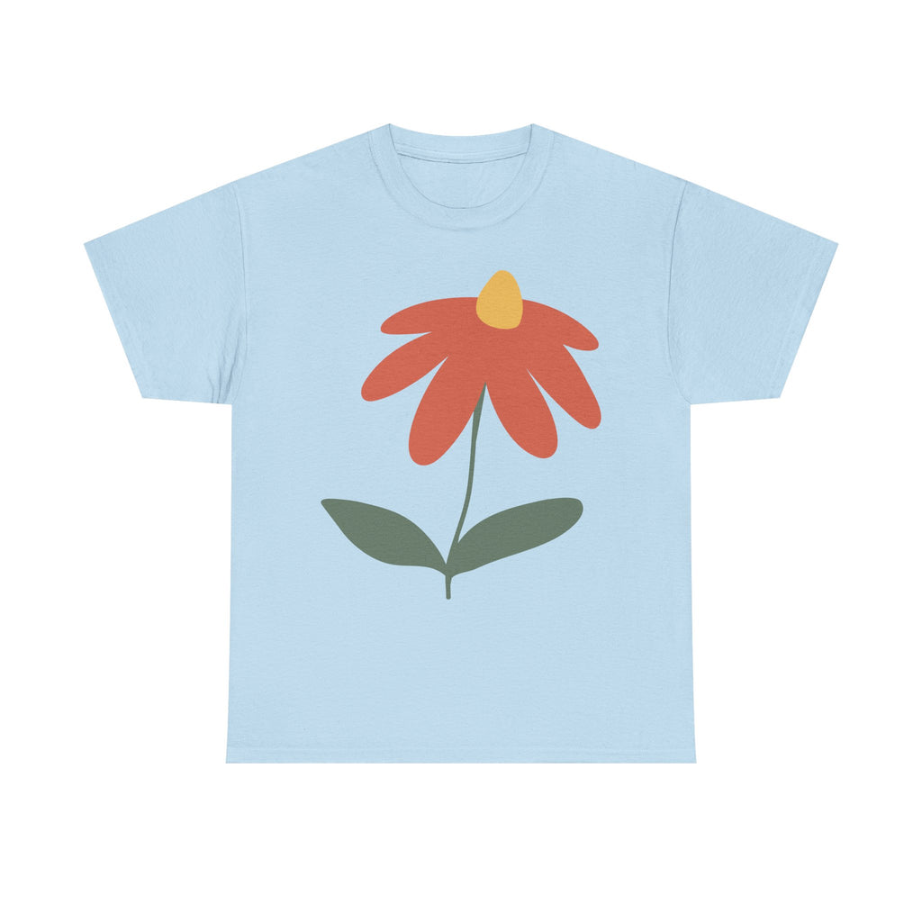 Floral Art Unisex Tee, Casual Gift, Spring Fashion, Nature Lover Shirt, Everyday Wear, Art Lover Apparel