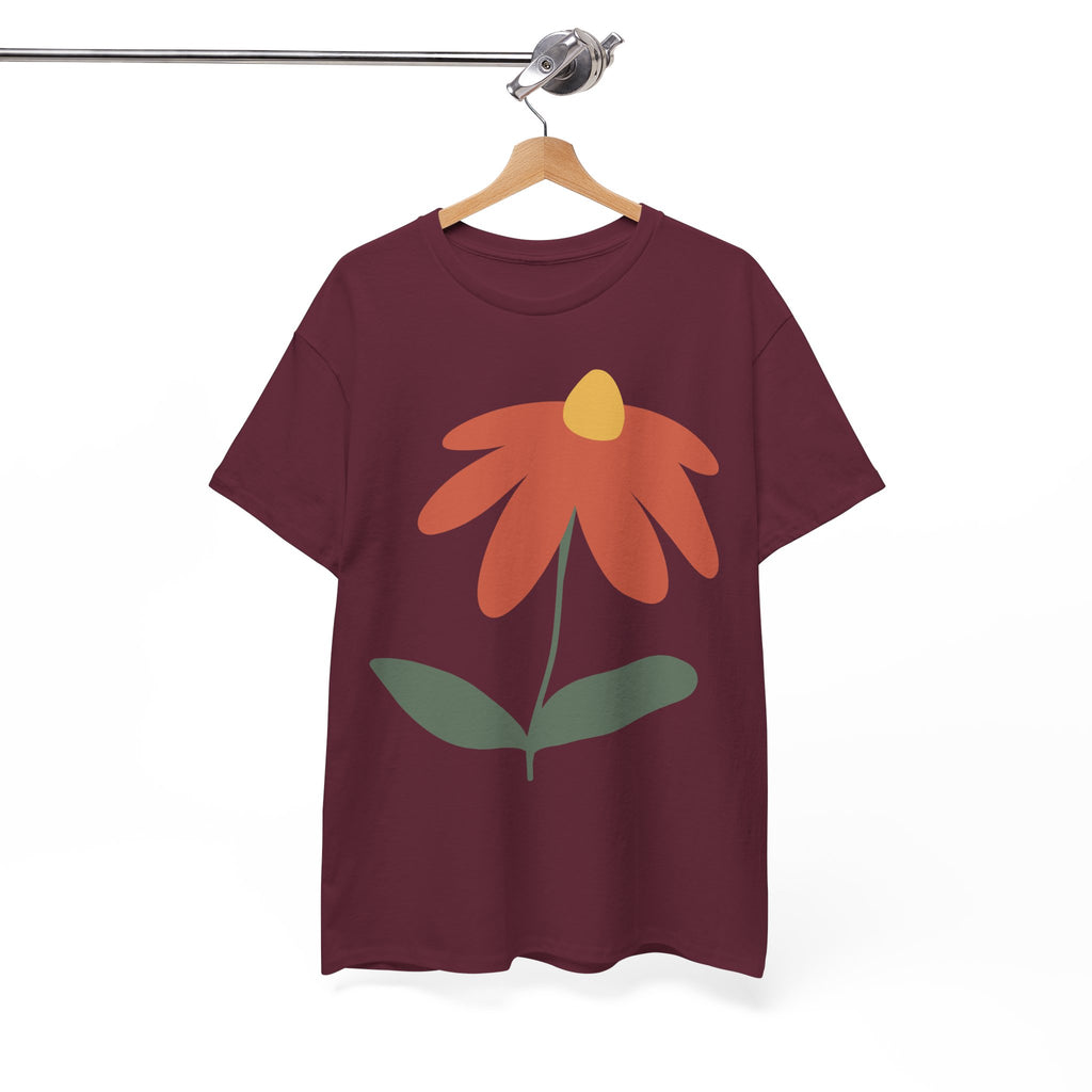 Floral Art Unisex Tee, Casual Gift, Spring Fashion, Nature Lover Shirt, Everyday Wear, Art Lover Apparel