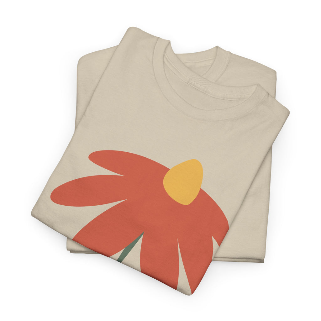 Floral Art Unisex Tee, Casual Gift, Spring Fashion, Nature Lover Shirt, Everyday Wear, Art Lover Apparel