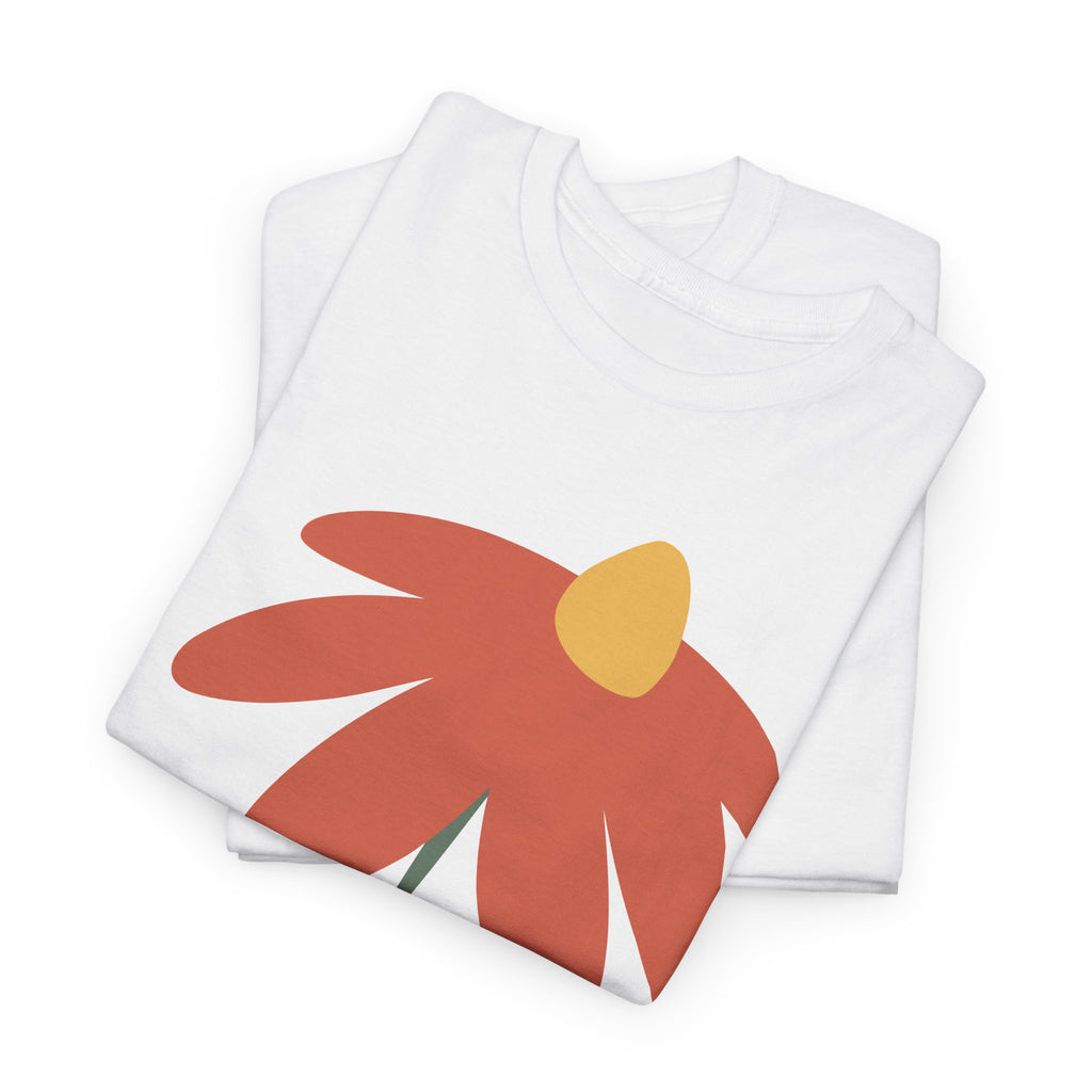 Floral Art Unisex Tee, Casual Gift, Spring Fashion, Nature Lover Shirt, Everyday Wear, Art Lover Apparel