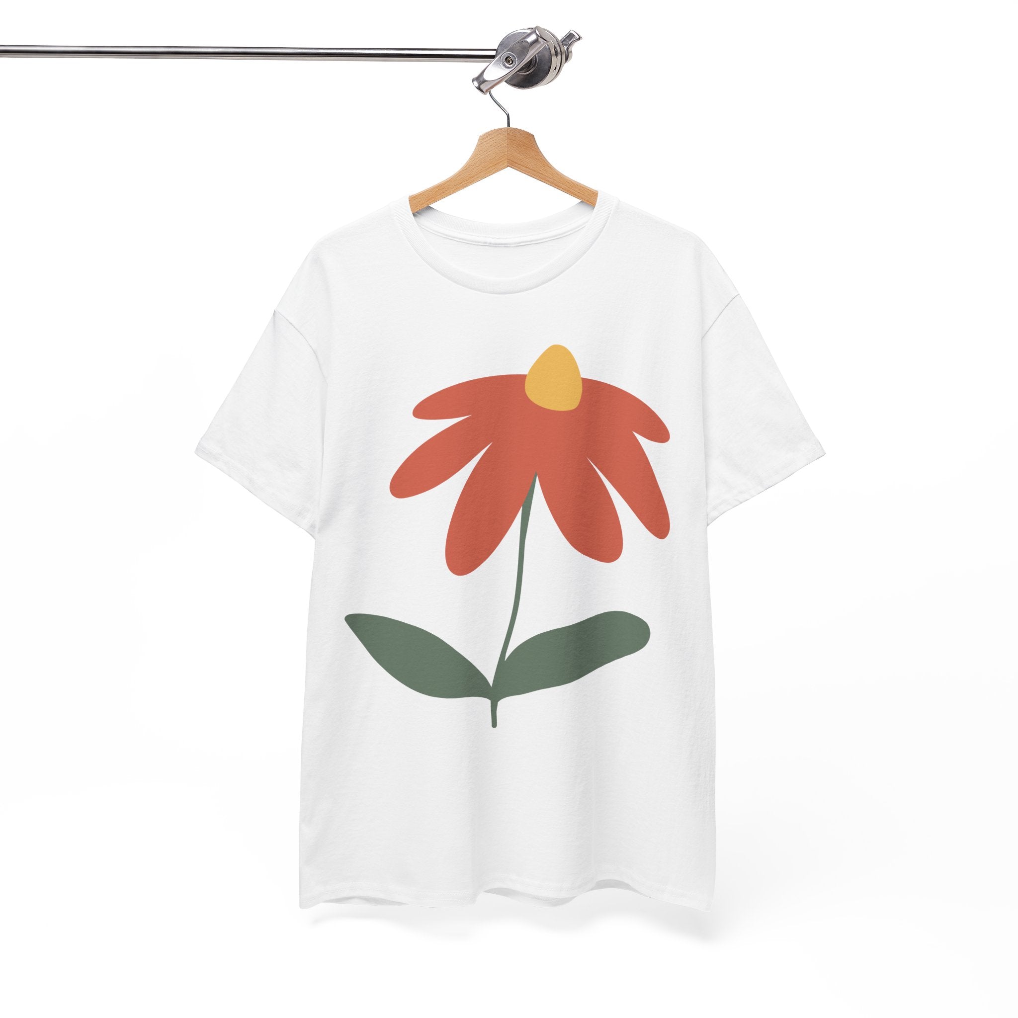 Floral Art Unisex Tee, Casual Gift, Spring Fashion, Nature Lover Shirt, Everyday Wear, Art Lover Apparel