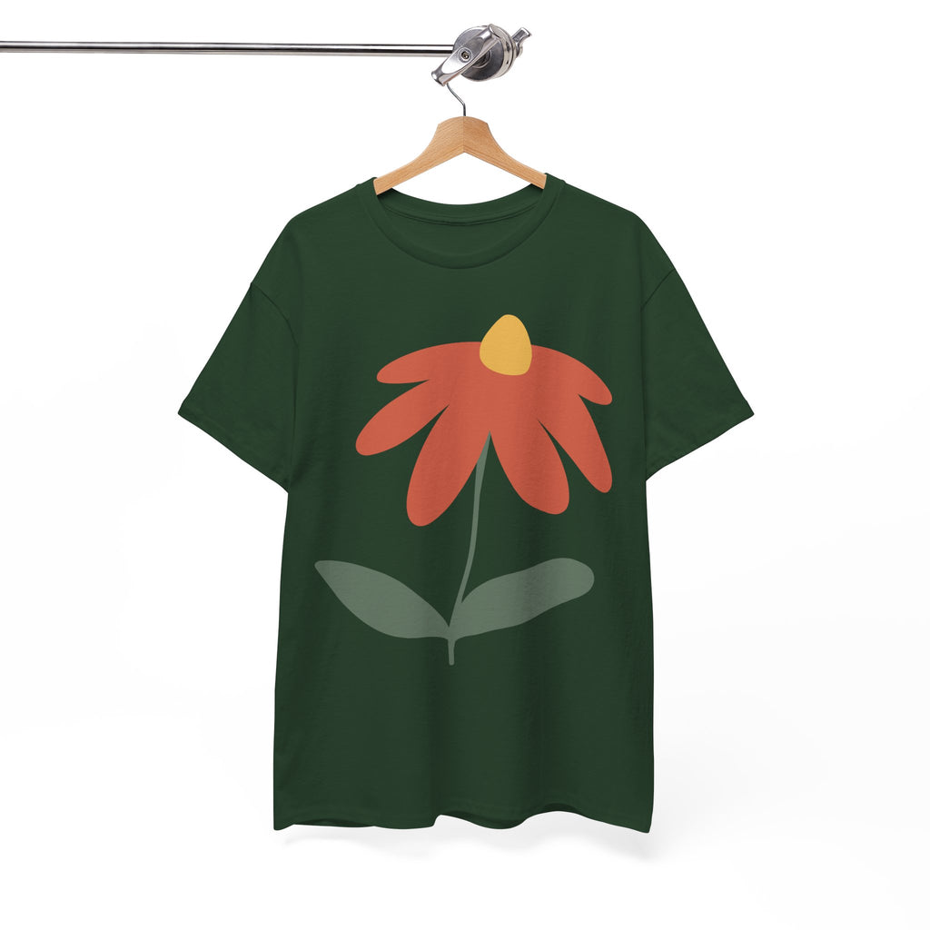 Floral Art Unisex Tee, Casual Gift, Spring Fashion, Nature Lover Shirt, Everyday Wear, Art Lover Apparel