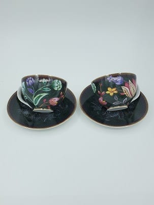 Bloom Peacock - Espresso Set (Cup and Saucer) x 6-4