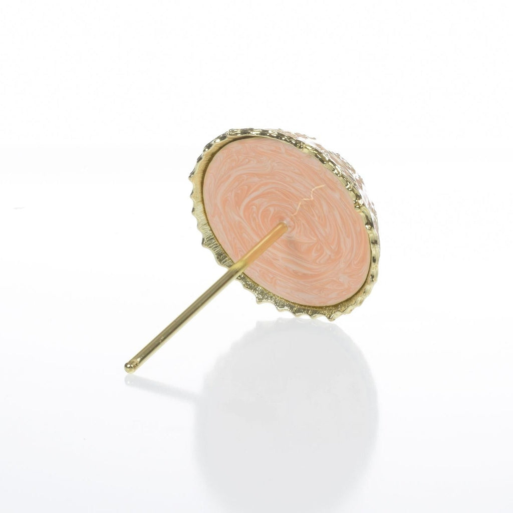 Pink Umbrella Trinket Box Handmade with Swarovski Crystals-4