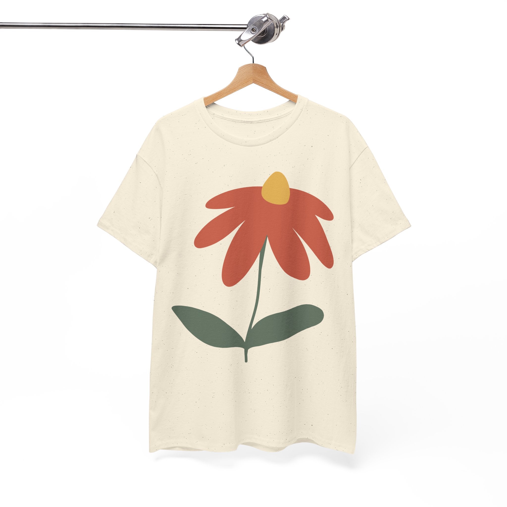 Floral Art Unisex Tee, Casual Gift, Spring Fashion, Nature Lover Shirt, Everyday Wear, Art Lover Apparel