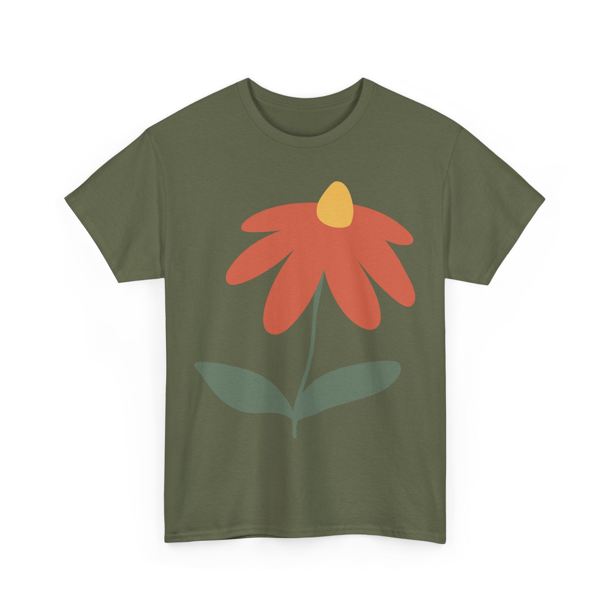 Floral Art Unisex Tee, Casual Gift, Spring Fashion, Nature Lover Shirt, Everyday Wear, Art Lover Apparel