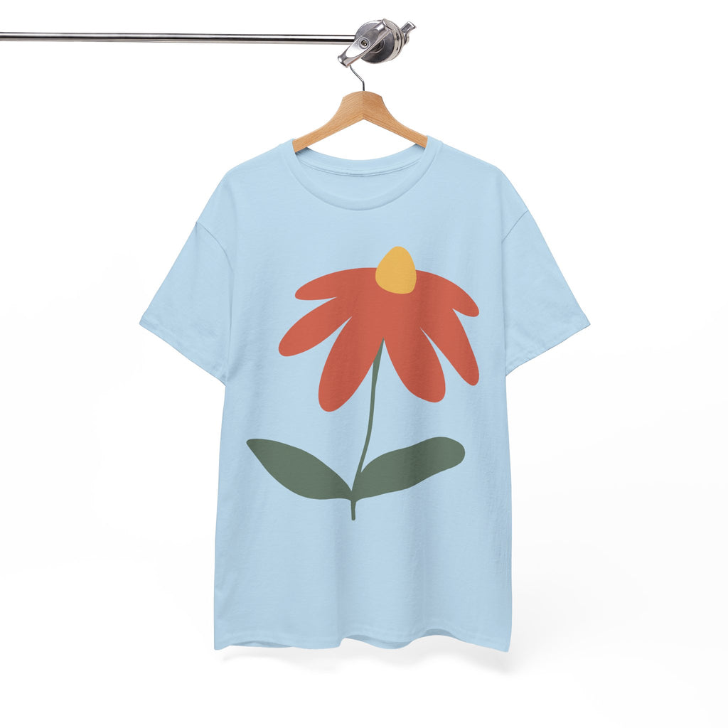 Floral Art Unisex Tee, Casual Gift, Spring Fashion, Nature Lover Shirt, Everyday Wear, Art Lover Apparel