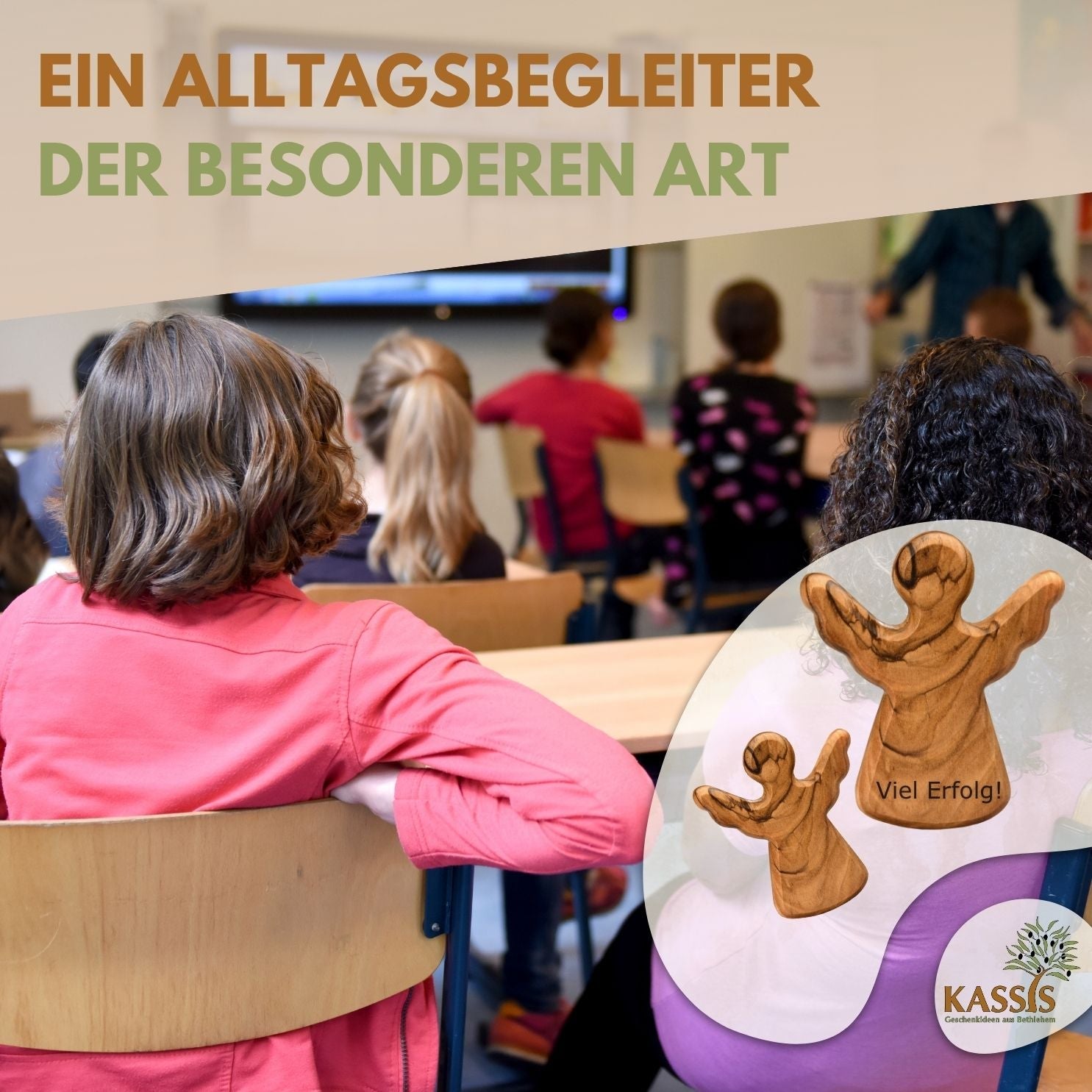 Second choice: Guardian angel as a tactile object made of olive wood – with minor flaws-4