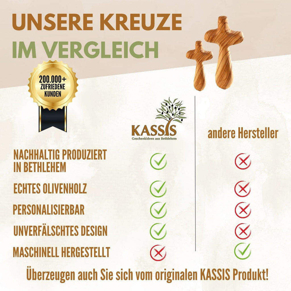 Zweite Wahl: Kreuz-Handschmeichler aus Olivenholz – mit kleinen Makeln-3