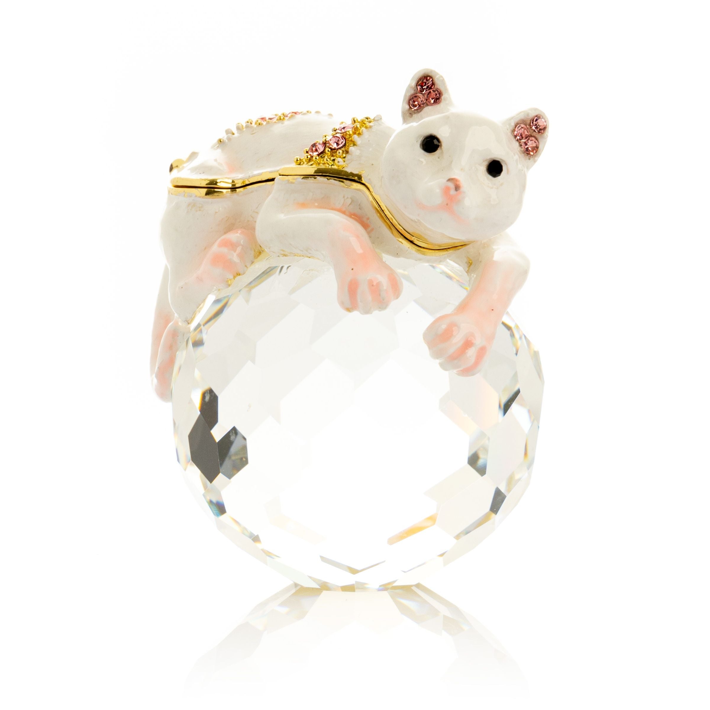 White Cat on Crystal-0
