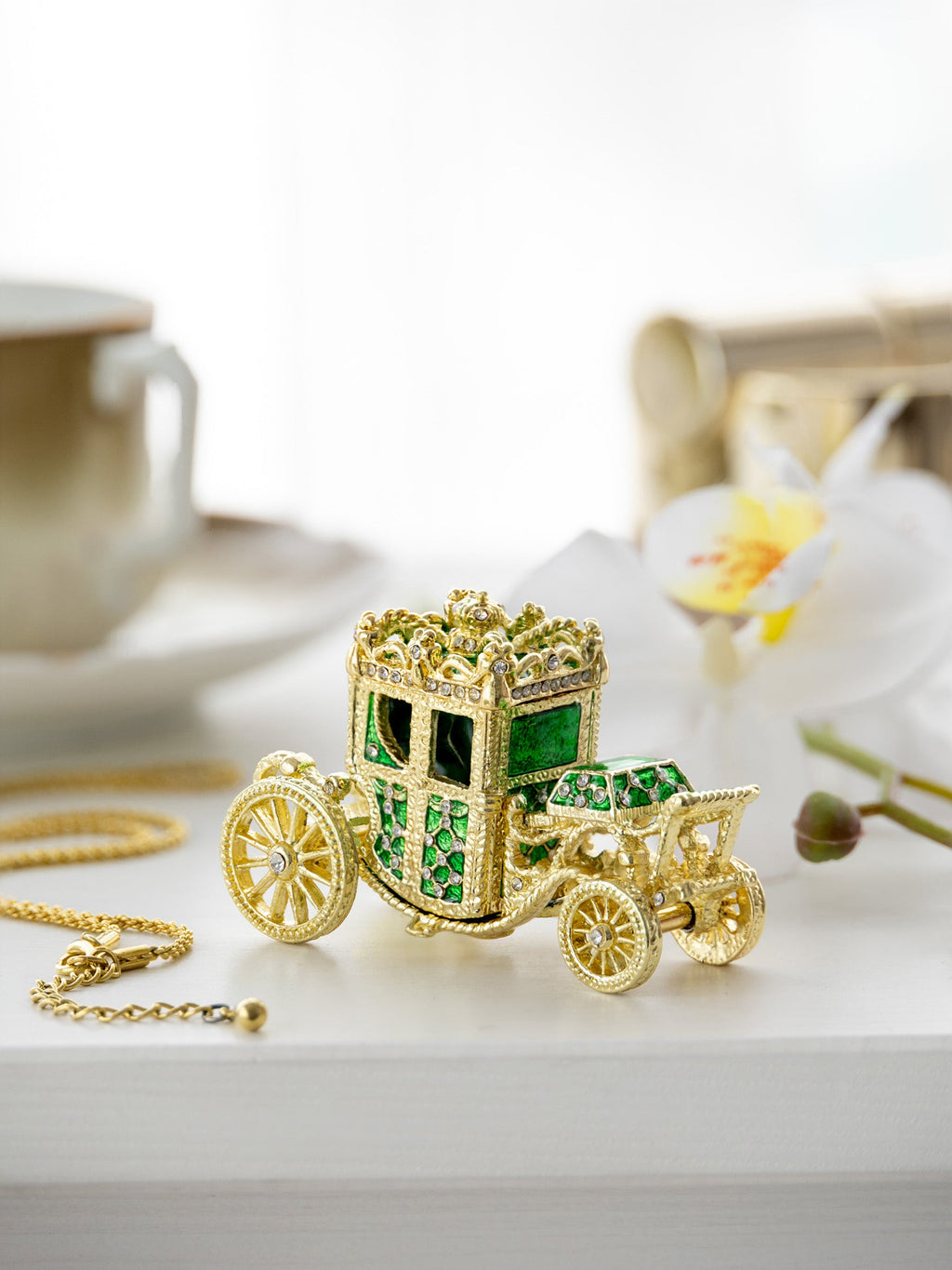 Gold & Green Carriage-4