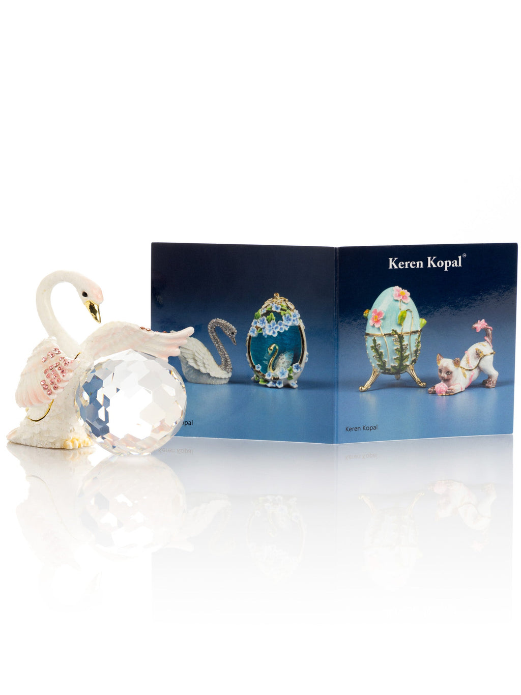 White Swan Holding Crystal-3
