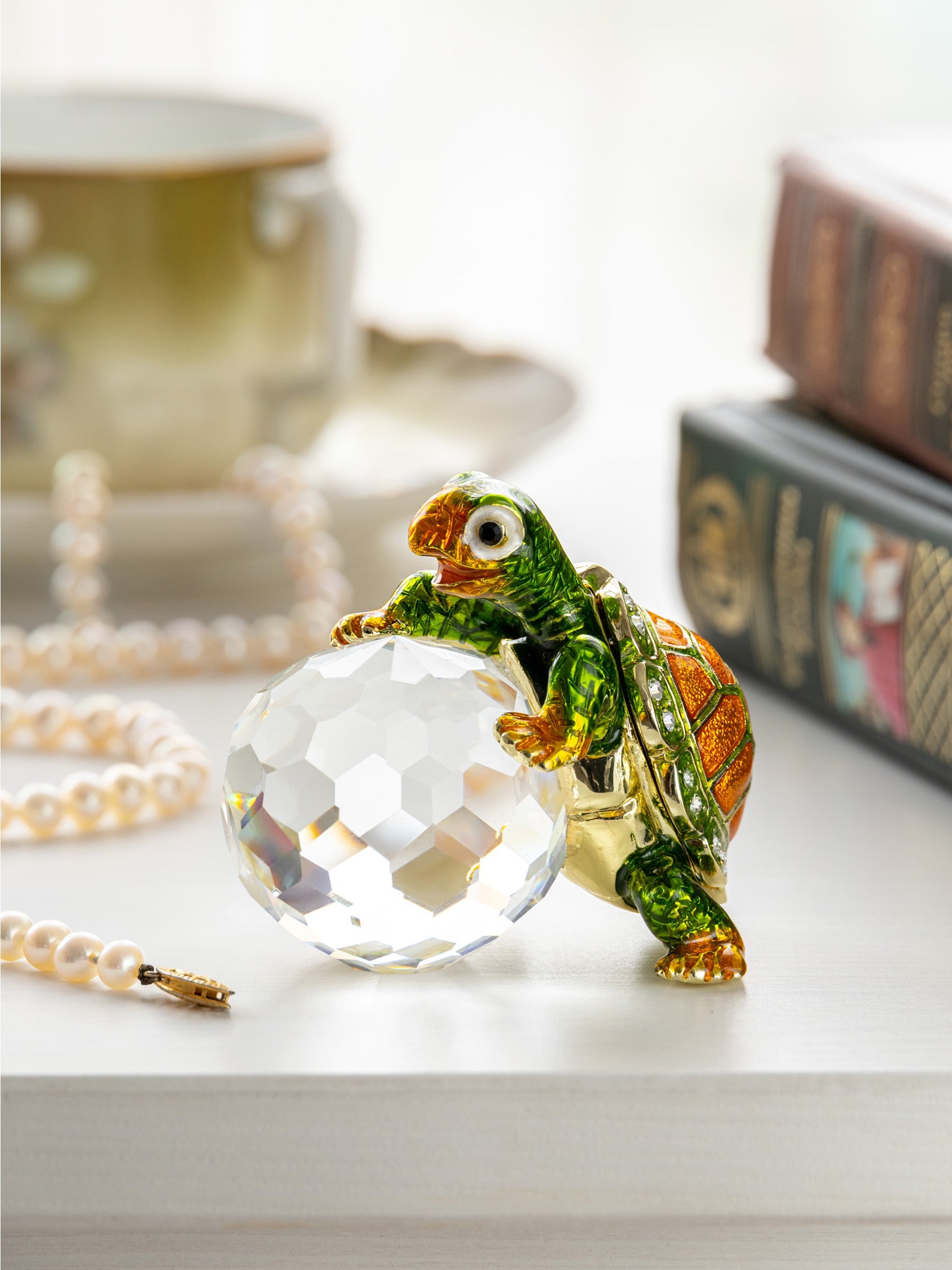 Turtle on Crystal-4