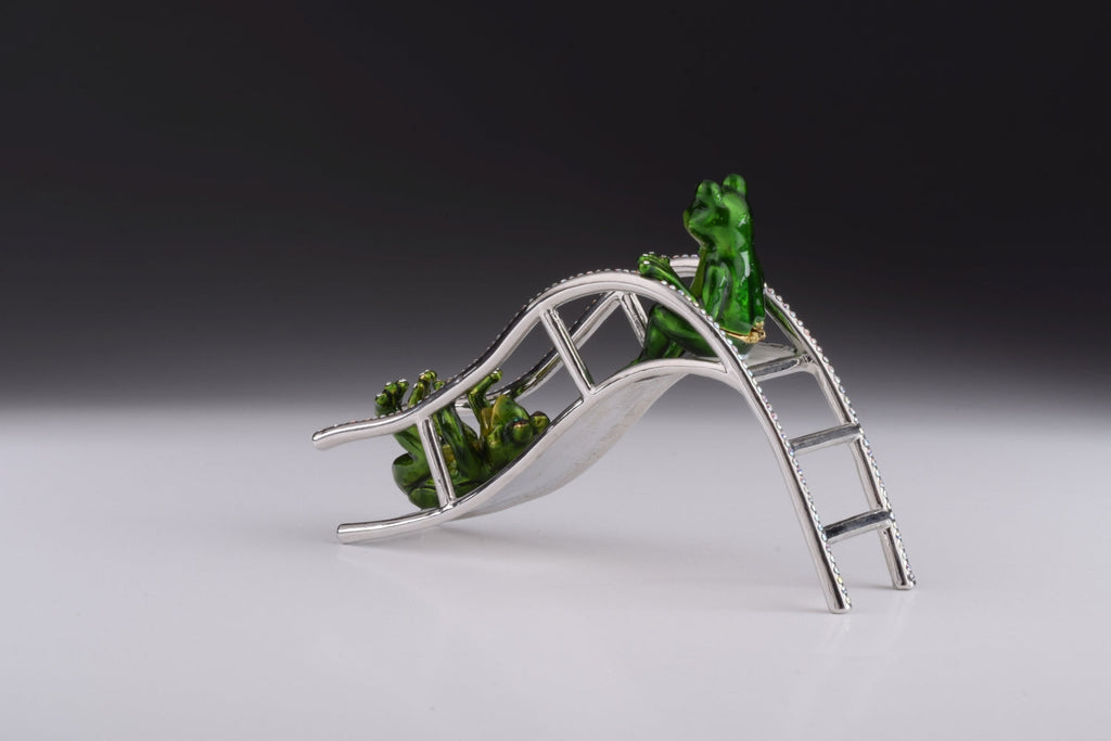Two Frogs Riding Slide-4