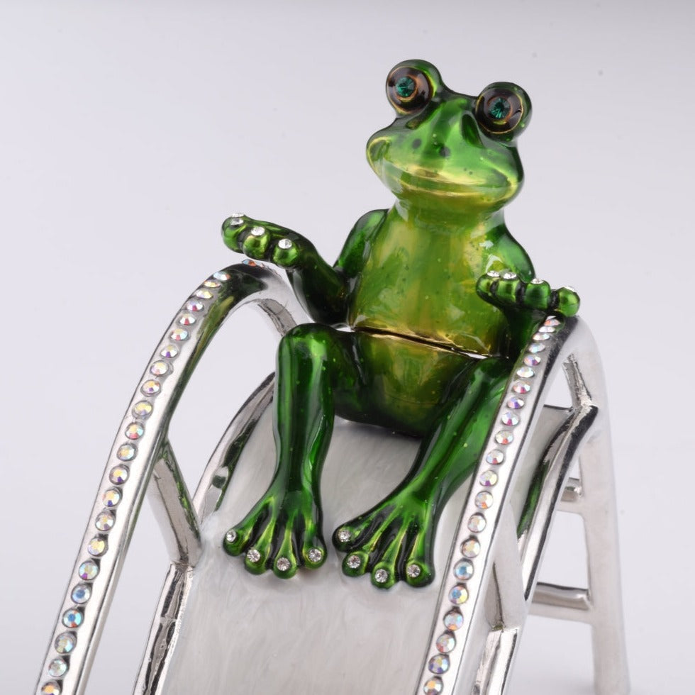 Two Frogs Riding Slide-1