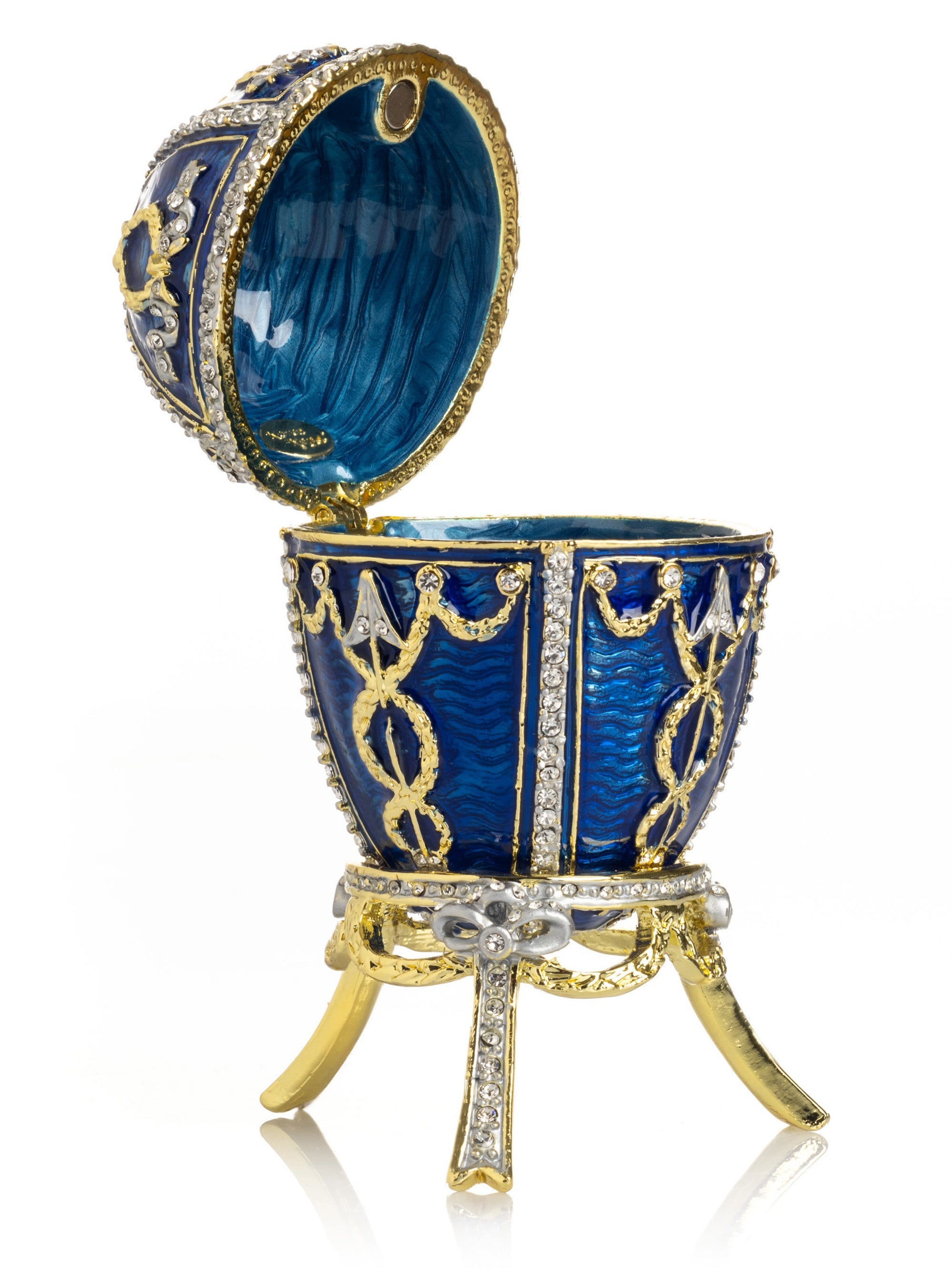 Blue Faberge Egg-4
