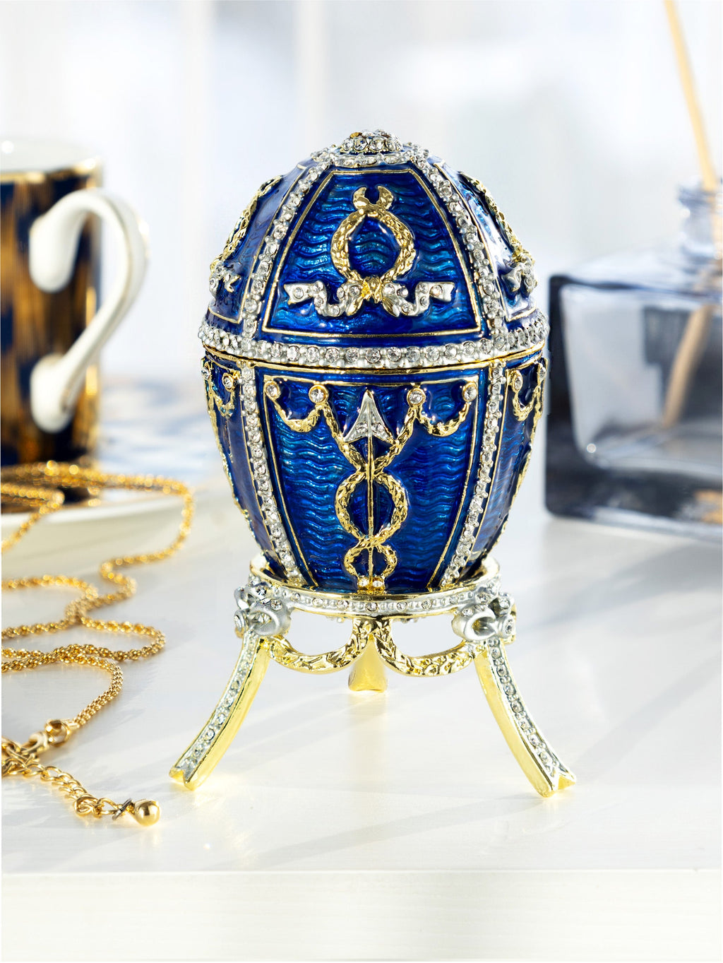 Blue Faberge Egg-2