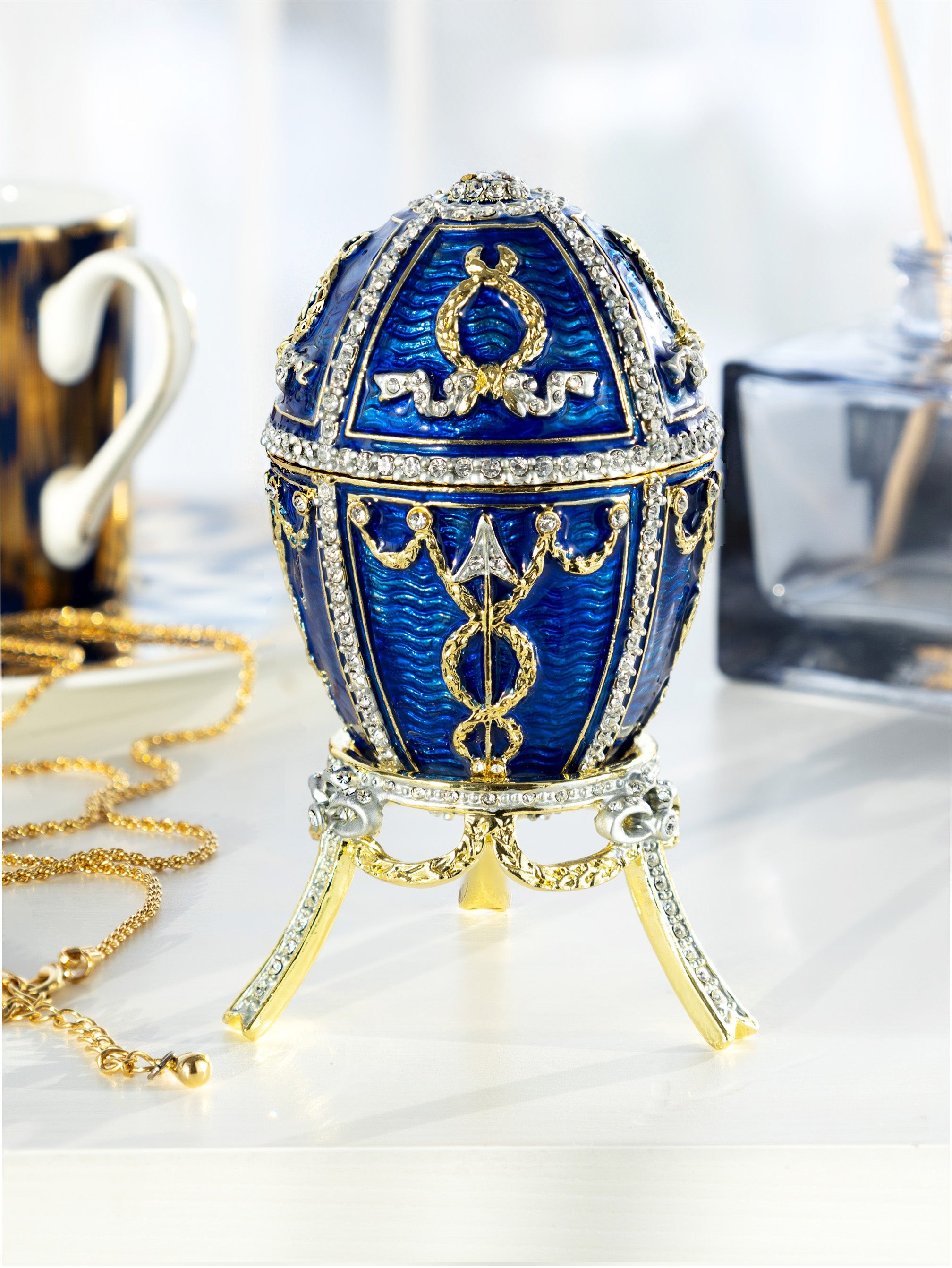 Blue Faberge Egg-2
