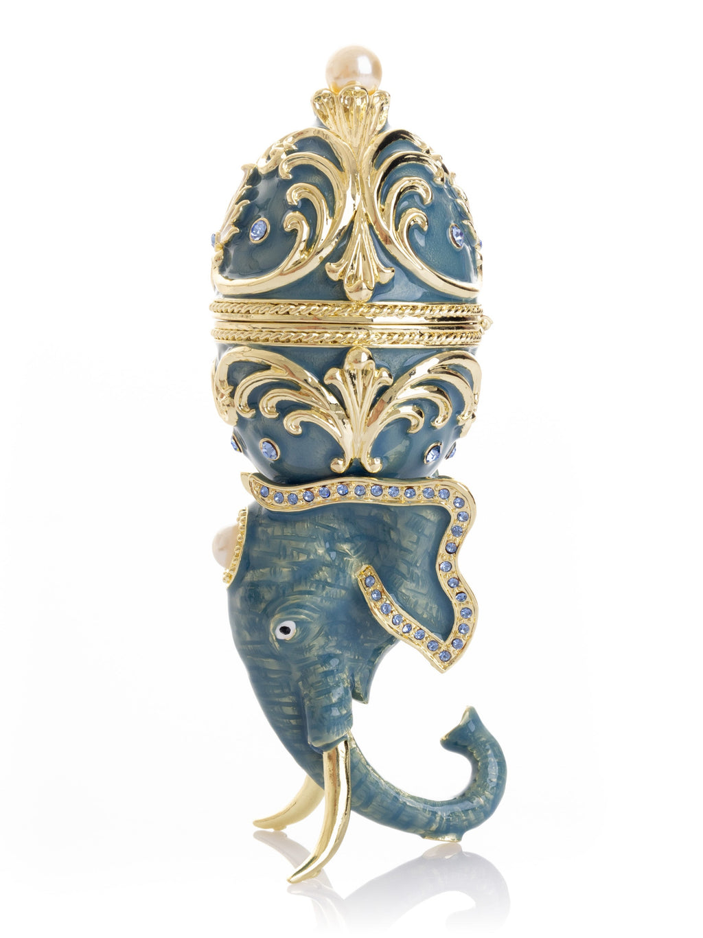 Unique Easter Egg Elephant Pedestal-0