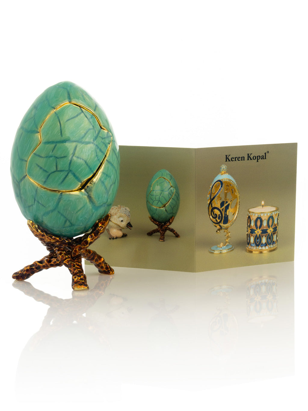 Turquoise Faberge Egg-1