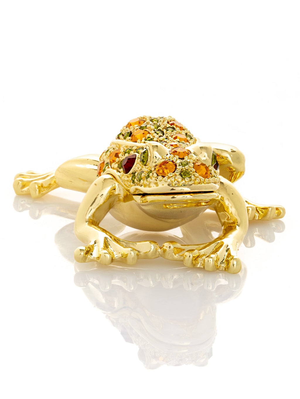 Golden Frog Trinket Box-4
