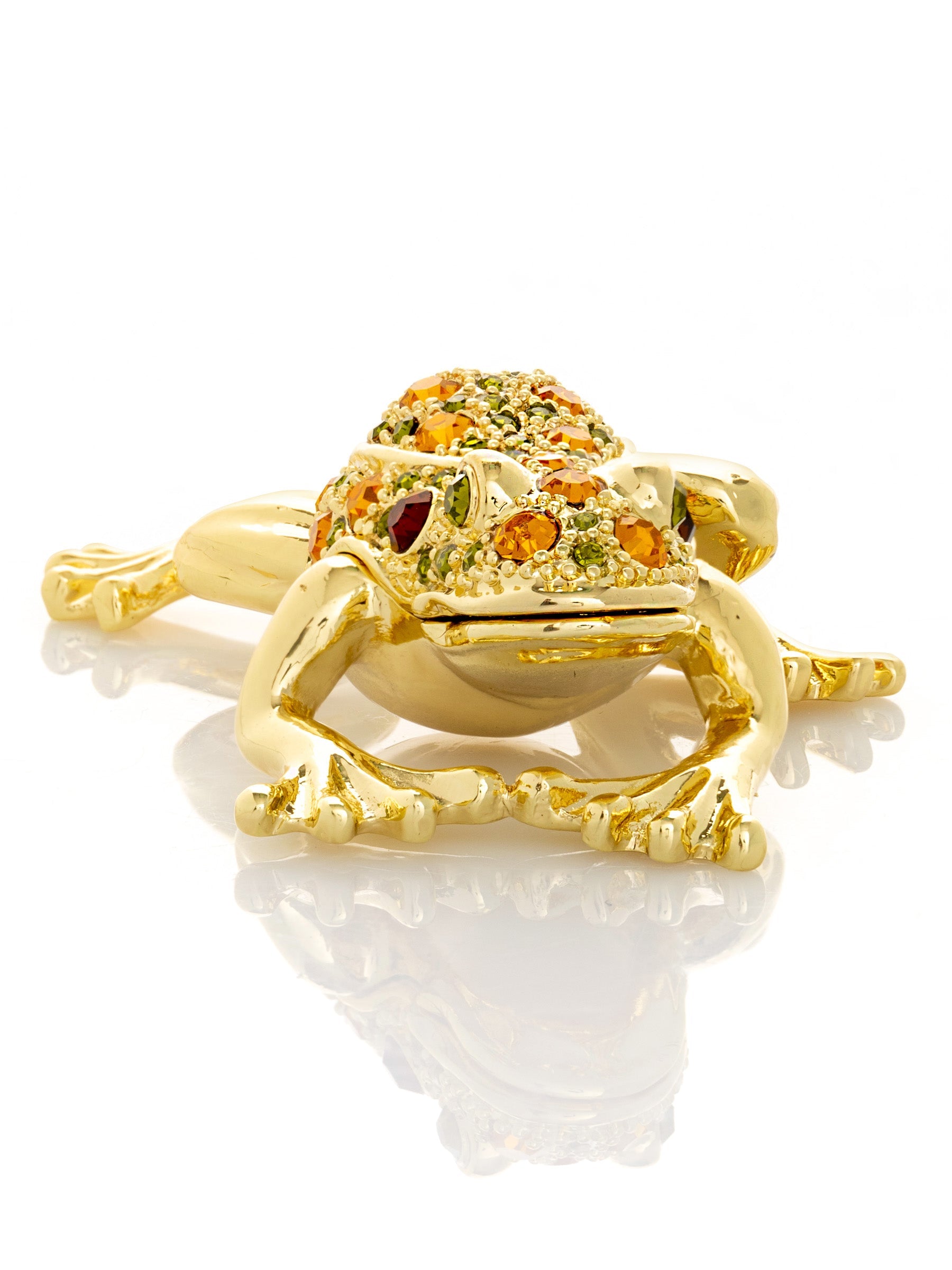 Golden Frog Trinket Box-4