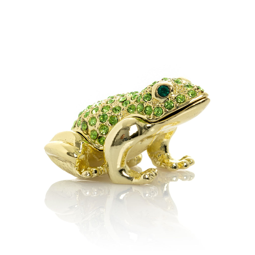 Green and Gold Sitting Toad-0