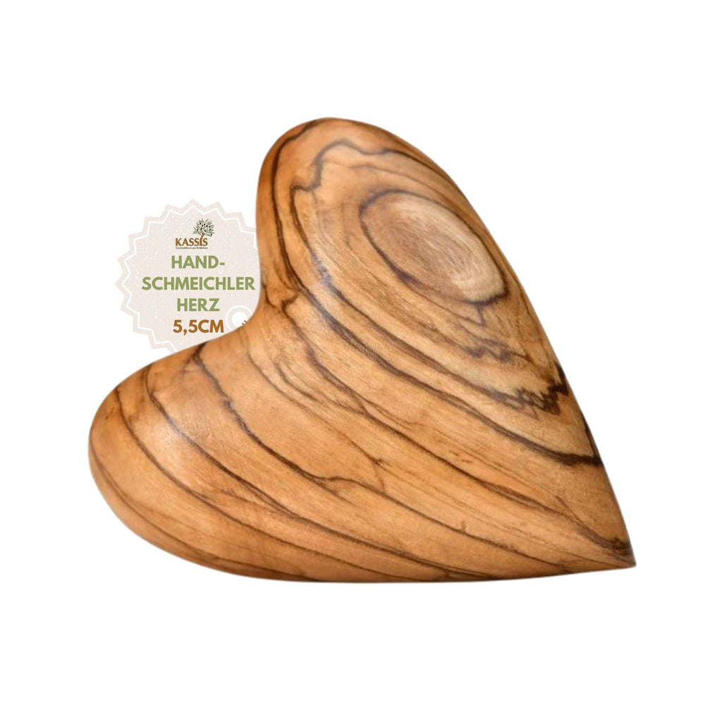 Herz Geschenk Olivenholz Handschmeichler Glücksbringer-6