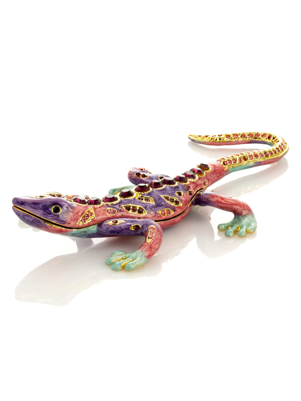 Purple Lizard Jewelry Trinket Box-1