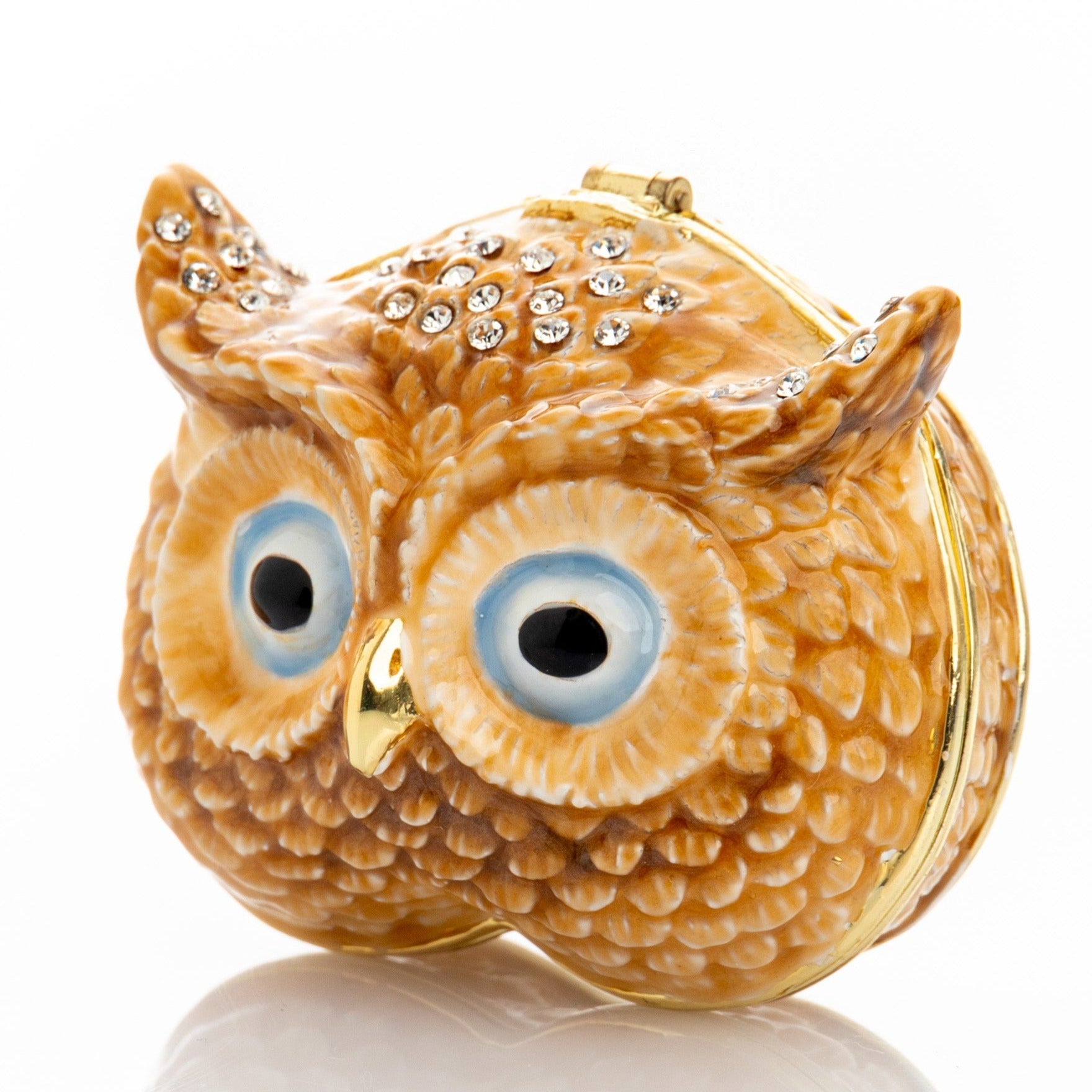 Brown Owl face trinket box-1