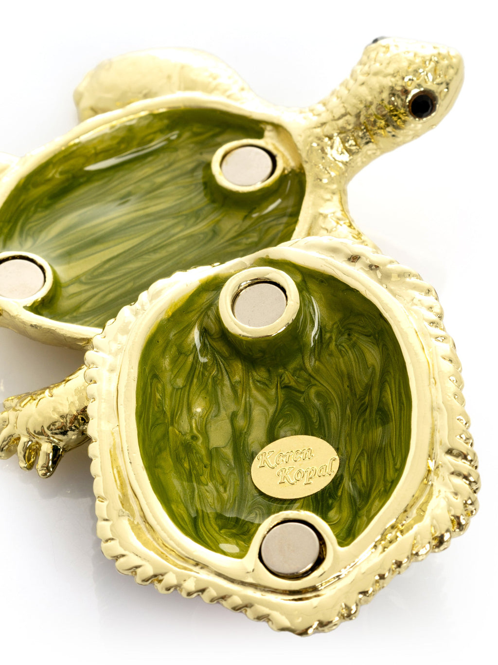 Green Shell Golden Turtle-1