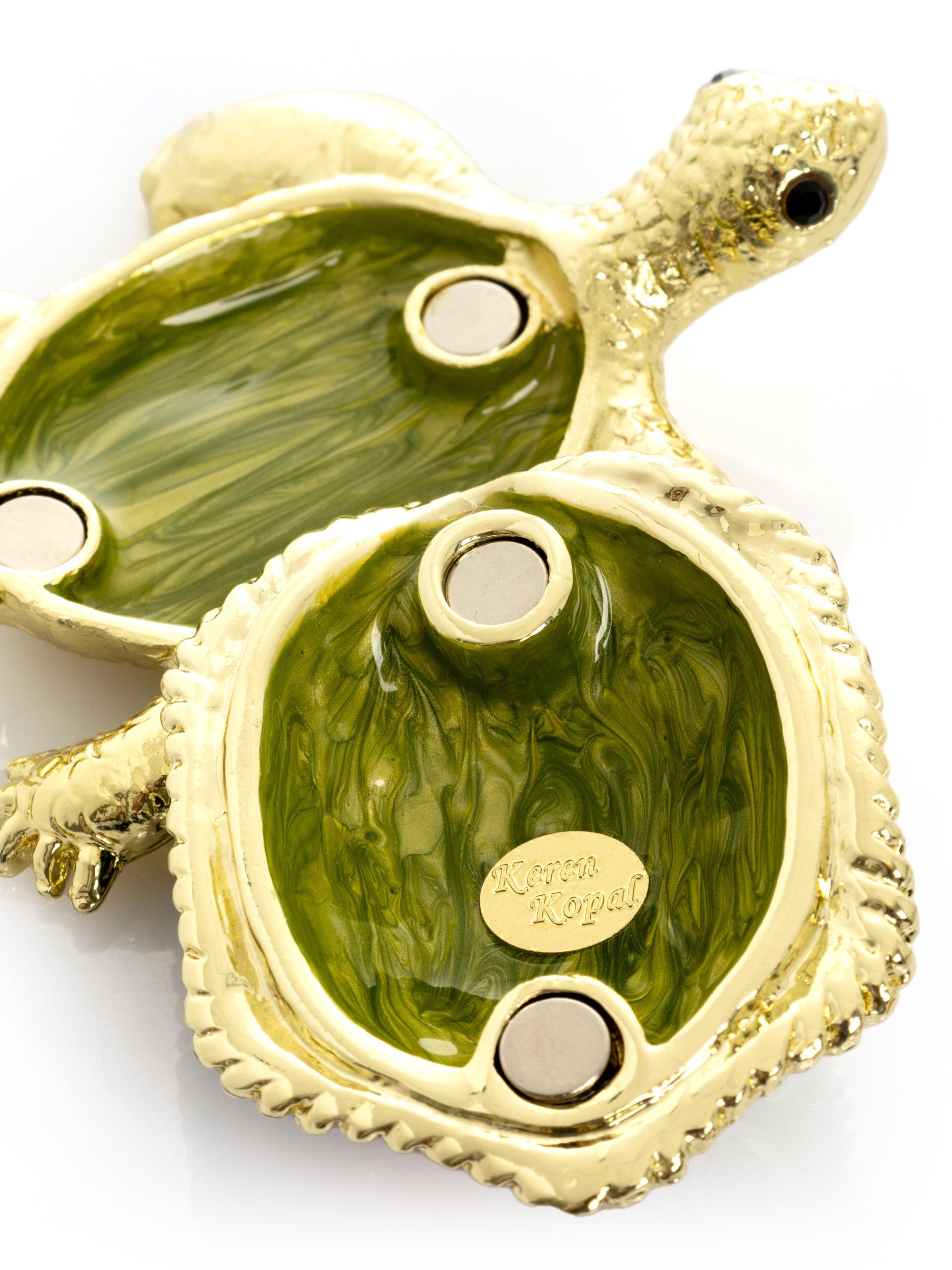 Green Shell Golden Turtle-1