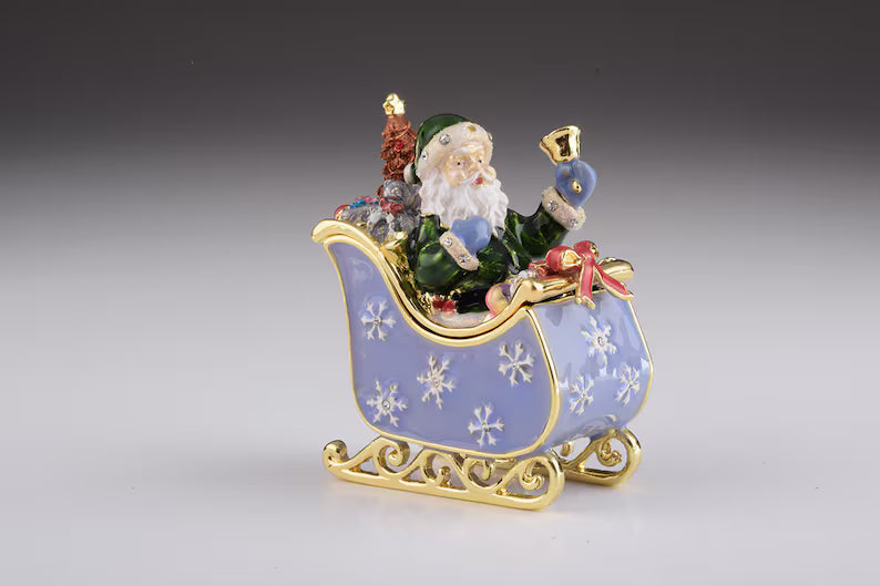 Santa in Carriage-0